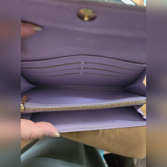 Authentic Louis Vuitton Murakami Black Multicolor Wallet RARE Lavender Interior - Picture 8 of 16